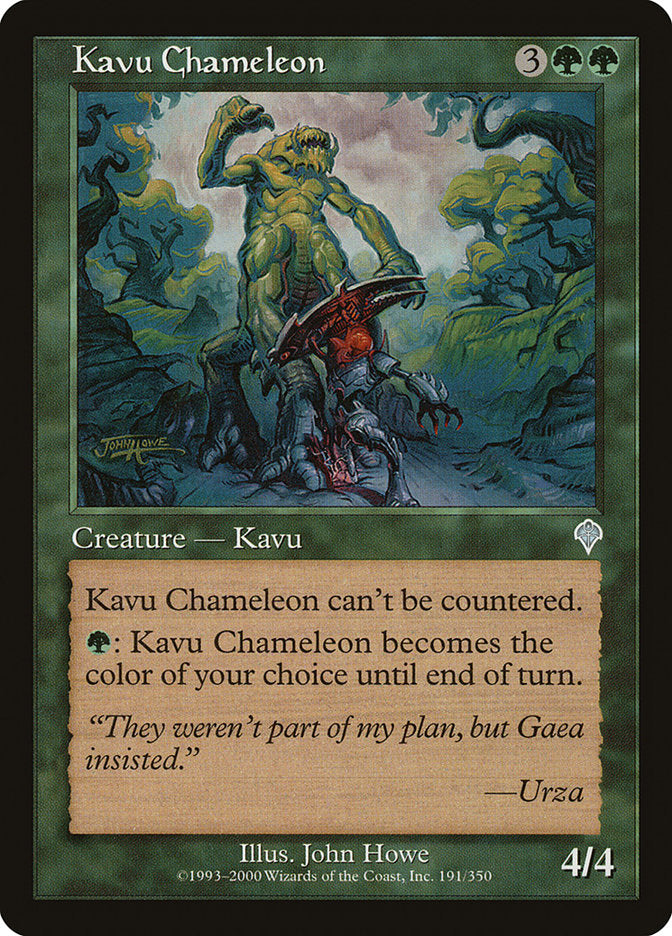 Kavu Chameleon [Invasion] | Tables and Towers