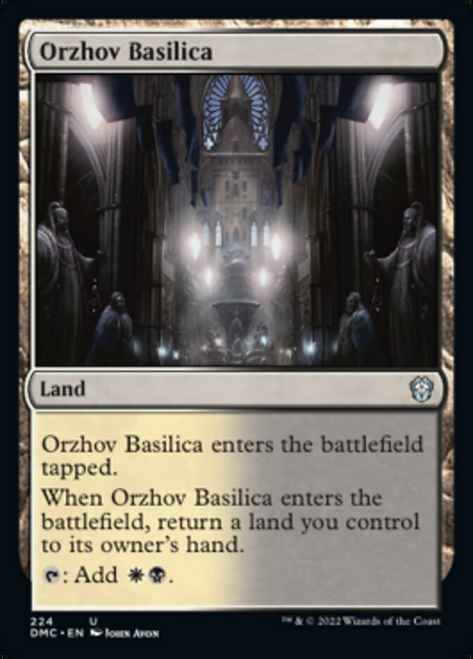 Orzhov Basilica [Dominaria United Commander] | Tables and Towers