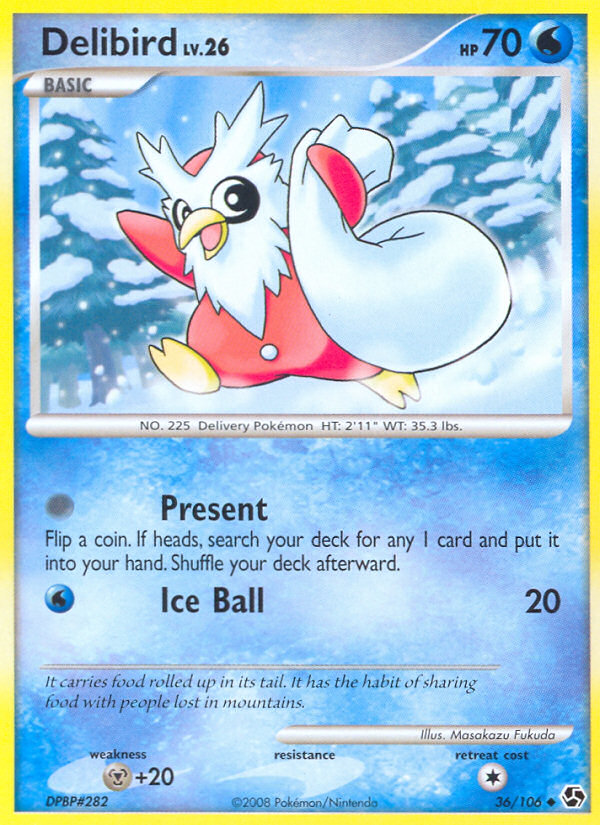 Delibird (36/106) [Diamond & Pearl: Great Encounters] | Tables and Towers