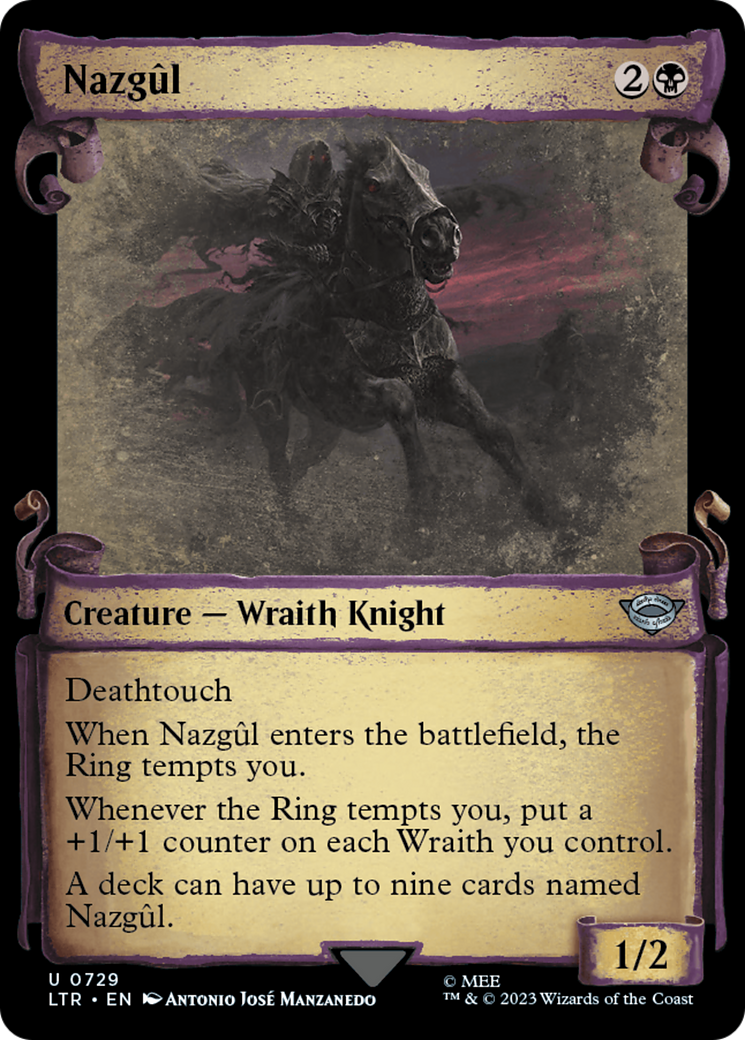 Nazgul (0729) [The Lord of the Rings: Tales of Middle-Earth Showcase Scrolls] | Tables and Towers