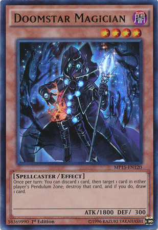 Doomstar Magician [MP15-EN120] Ultra Rare | Tables and Towers