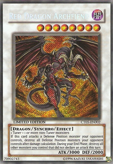 Red Dragon Archfiend [CT05-EN002] Secret Rare | Tables and Towers