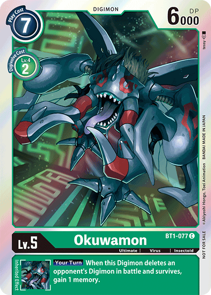 Okuwamon [BT1-077] (Event Pack) [Release Special Booster Ver.1.0 Promos] | Tables and Towers