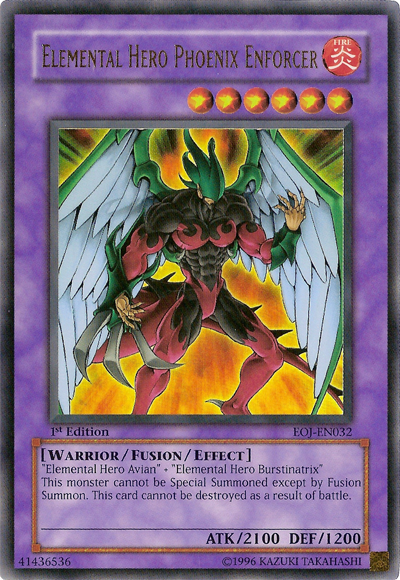 Elemental Hero Phoenix Enforcer [EOJ-EN032] Ultra Rare | Tables and Towers