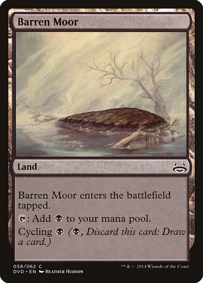 Barren Moor (Divine vs. Demonic) [Duel Decks Anthology] | Tables and Towers