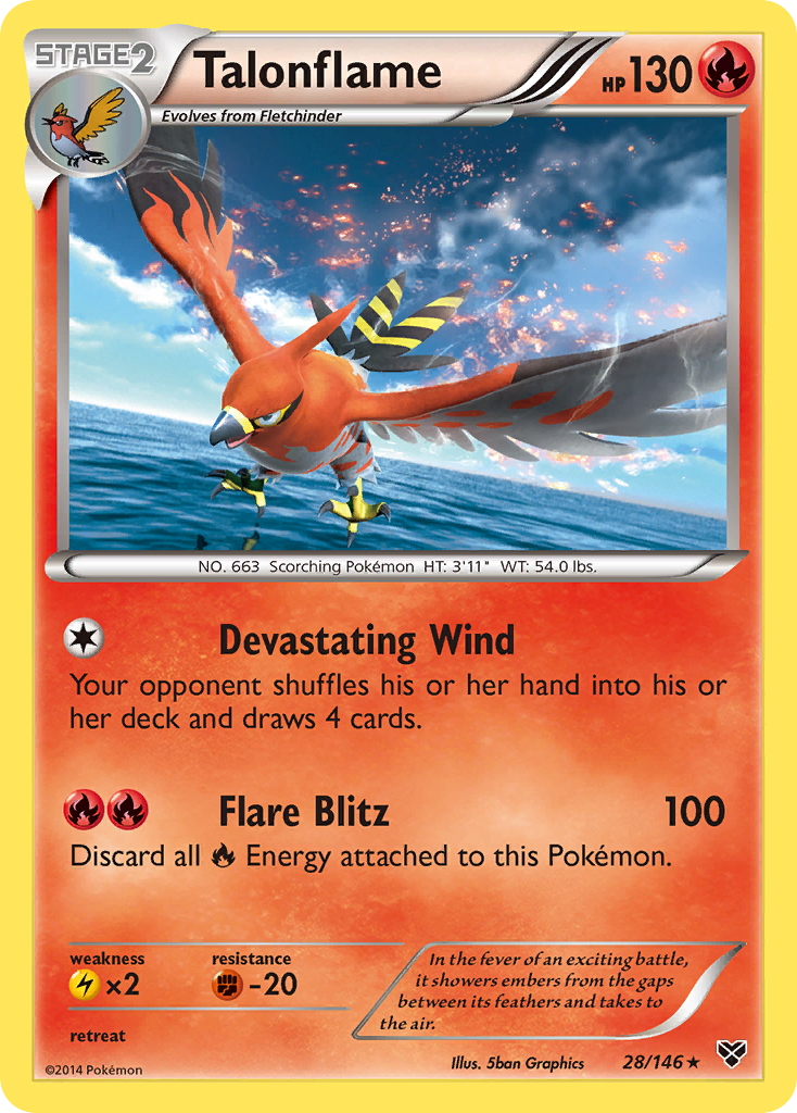 Talonflame (28/146) [XY: Base Set] | Tables and Towers