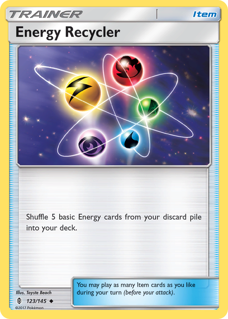 Energy Recycler (123/145) [Sun & Moon: Guardians Rising] | Tables and Towers