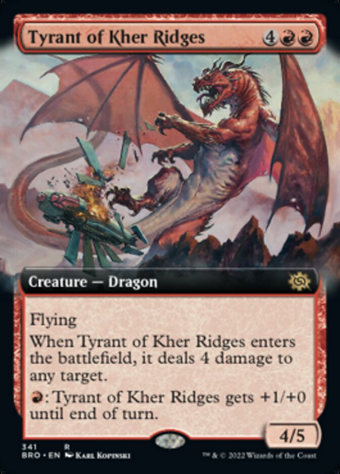 Tyrant of Kher Ridges (Extended Art) [The Brothers' War] | Tables and Towers