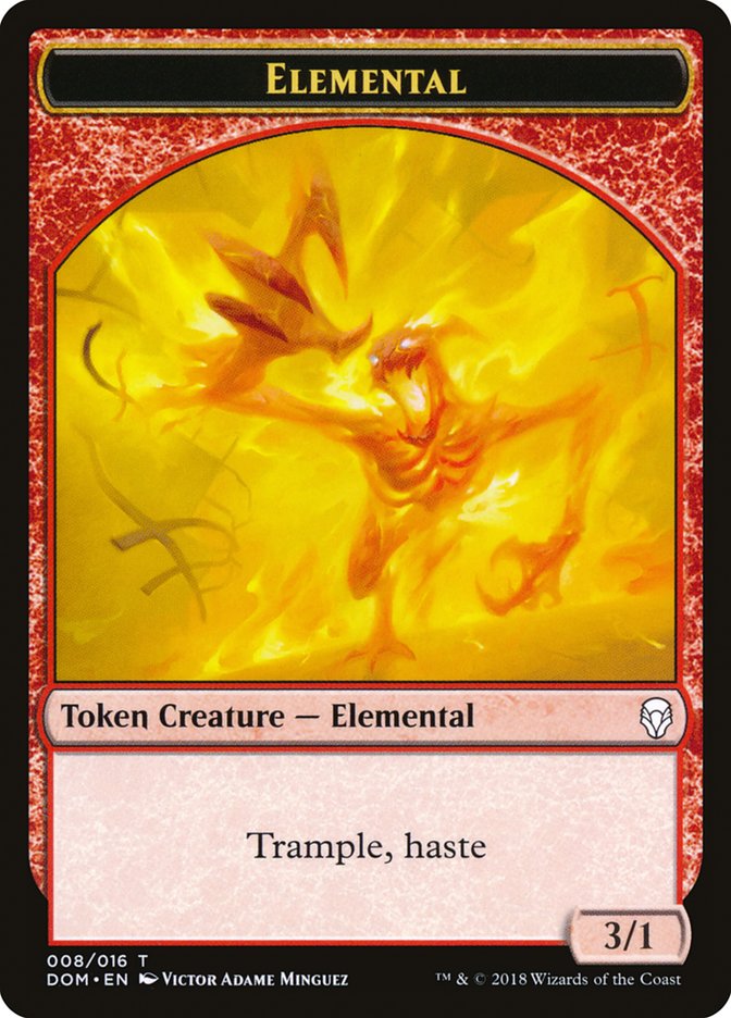 Elemental Token [Dominaria Tokens] | Tables and Towers