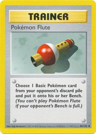 Pokemon Flute (86/102) [Base Set Shadowless Unlimited] | Tables and Towers