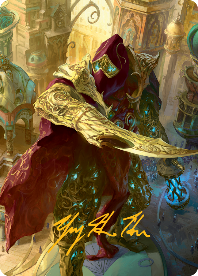 Baral, Chief of Compliance Art Card (Gold-Stamped Signature) [March of the Machine Art Series] | Tables and Towers