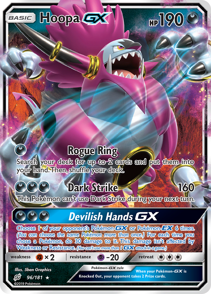 Hoopa GX (96/181) [Sun & Moon: Team Up] | Tables and Towers