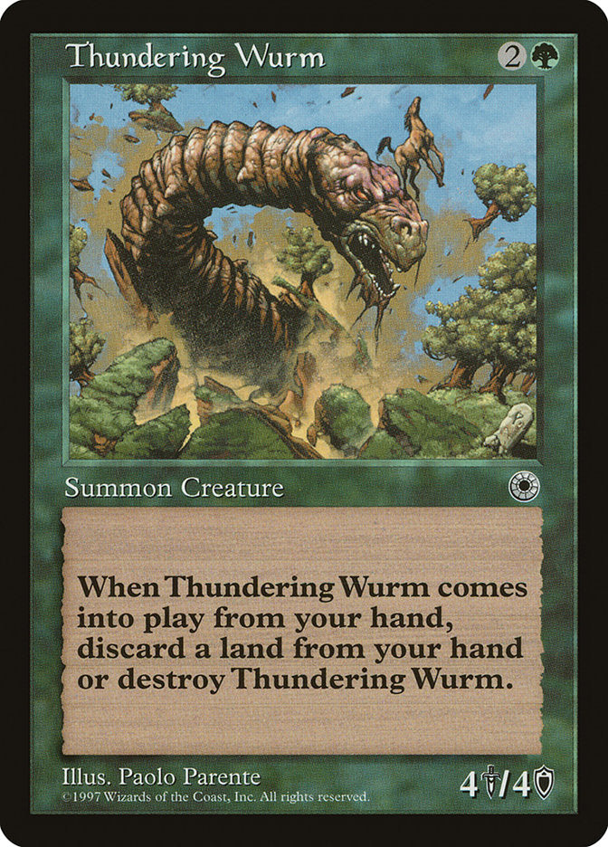 Thundering Wurm [Portal] | Tables and Towers