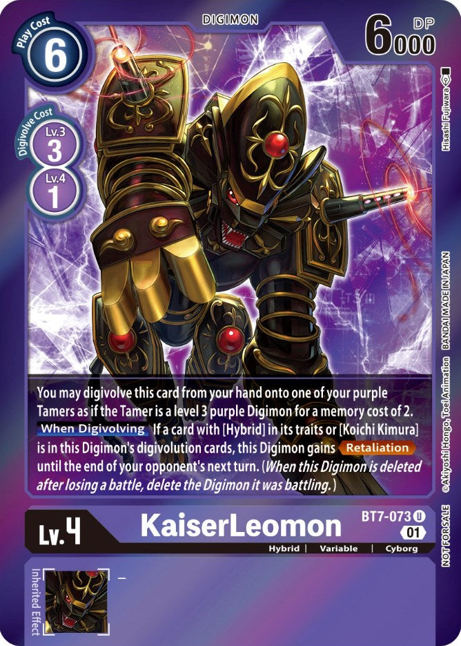 KaiserLeomon [BT7-073] (Event Pack 3) [Next Adventure Promos] | Tables and Towers