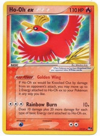 Ho-Oh ex (17/17) (Non-Holo) [POP Series 3] | Tables and Towers