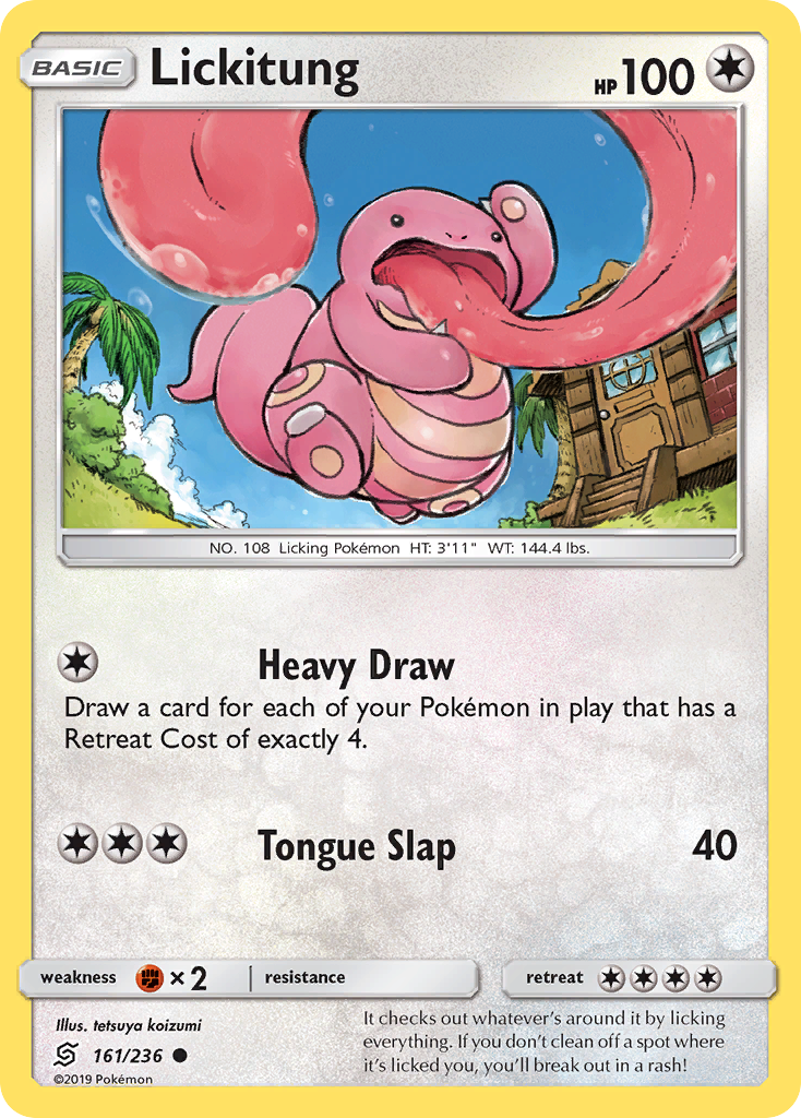 Lickitung (161/236) [Sun & Moon: Unified Minds] | Tables and Towers