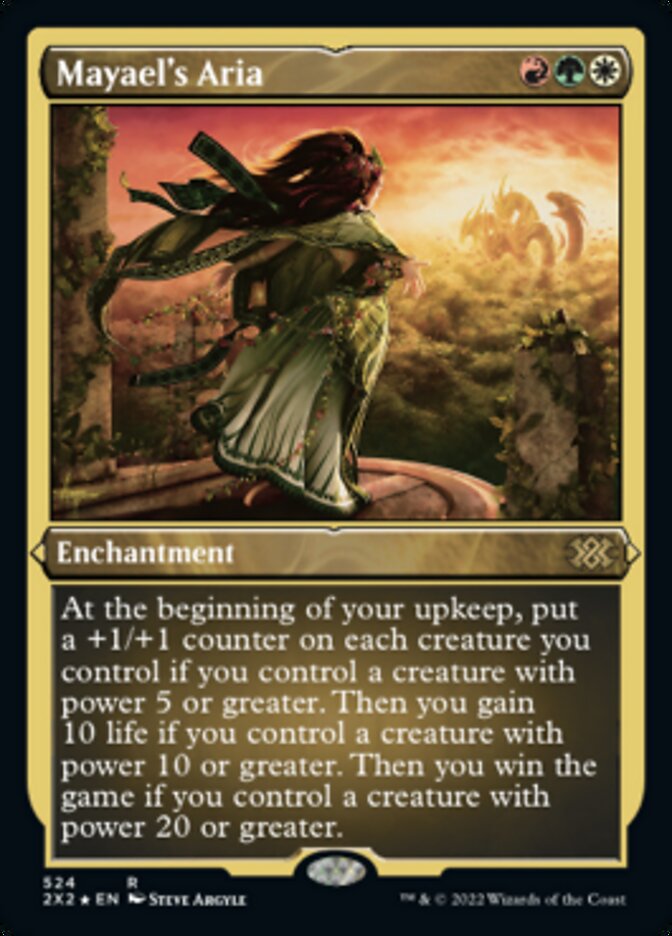 Mayael's Aria (Foil Etched) [Double Masters 2022] | Tables and Towers