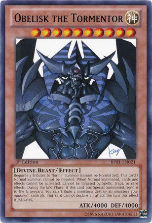 Obelisk the Tormentor [BP01-EN021] Rare | Tables and Towers