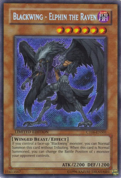 Blackwing - Elphin the Raven [CT06-ENS01] Secret Rare | Tables and Towers