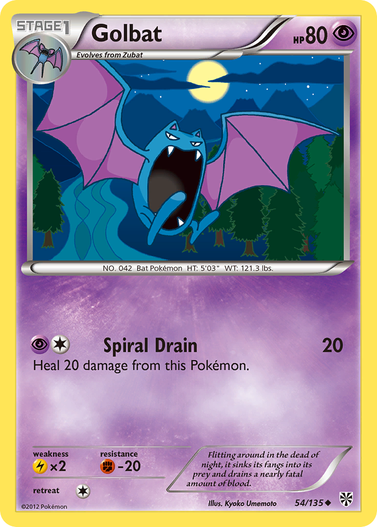 Golbat (54/135) [Black & White: Plasma Storm] | Tables and Towers