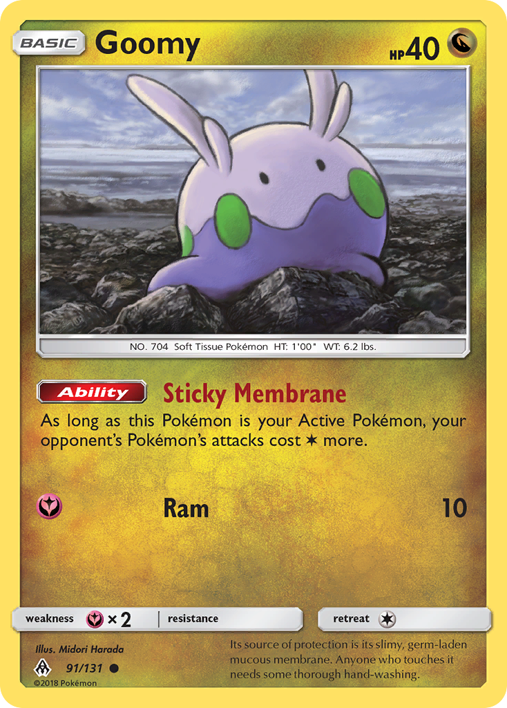 Goomy (91/131) [Sun & Moon: Forbidden Light] | Tables and Towers