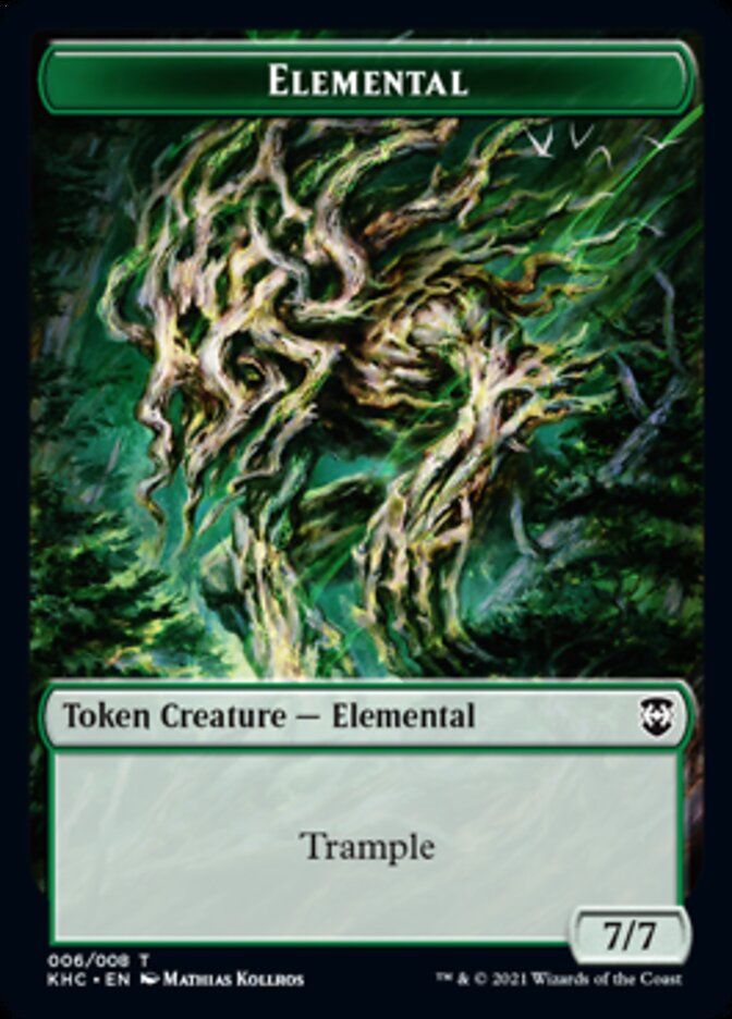 Elemental Token [Kaldheim Commander Tokens] | Tables and Towers