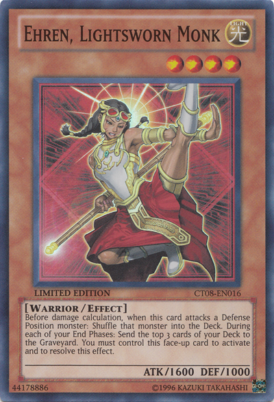 Ehren, Lightsworn Monk [CT08-EN016] Super Rare | Tables and Towers