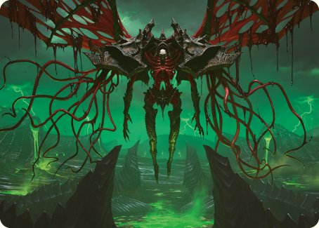 Archfiend of the Dross Art Card [Phyrexia: All Will Be One Art Series] | Tables and Towers