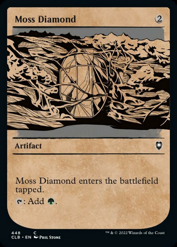 Moss Diamond (Showcase) [Commander Legends: Battle for Baldur's Gate] | Tables and Towers