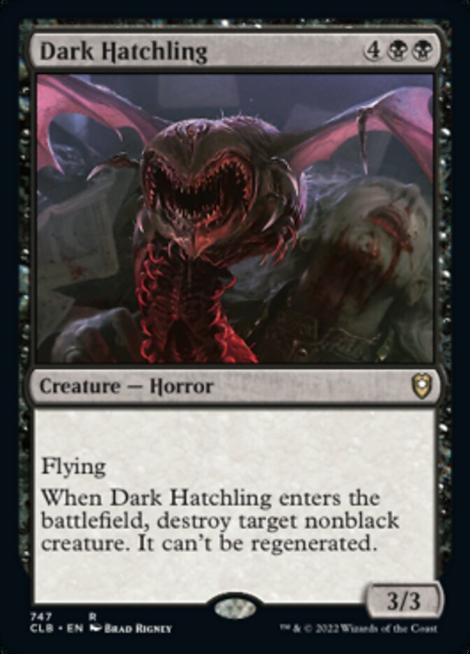 Dark Hatchling [Commander Legends: Battle for Baldur's Gate] | Tables and Towers