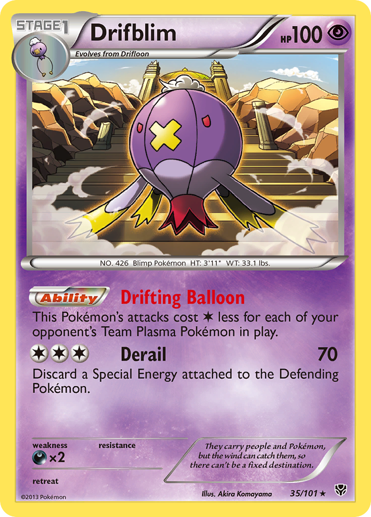 Drifblim (35/101) [Black & White: Plasma Blast] | Tables and Towers