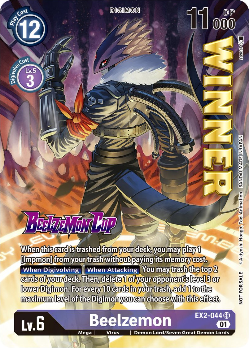 Beelzemon [EX2-044] (Beelzemon Cup Winner) [Starter Deck: Beelzemon Advanced Deck Set Promos] | Tables and Towers