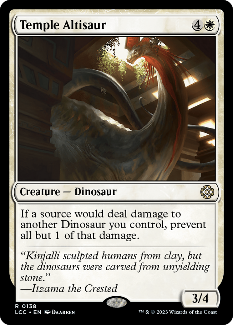 Temple Altisaur [The Lost Caverns of Ixalan Commander] | Tables and Towers