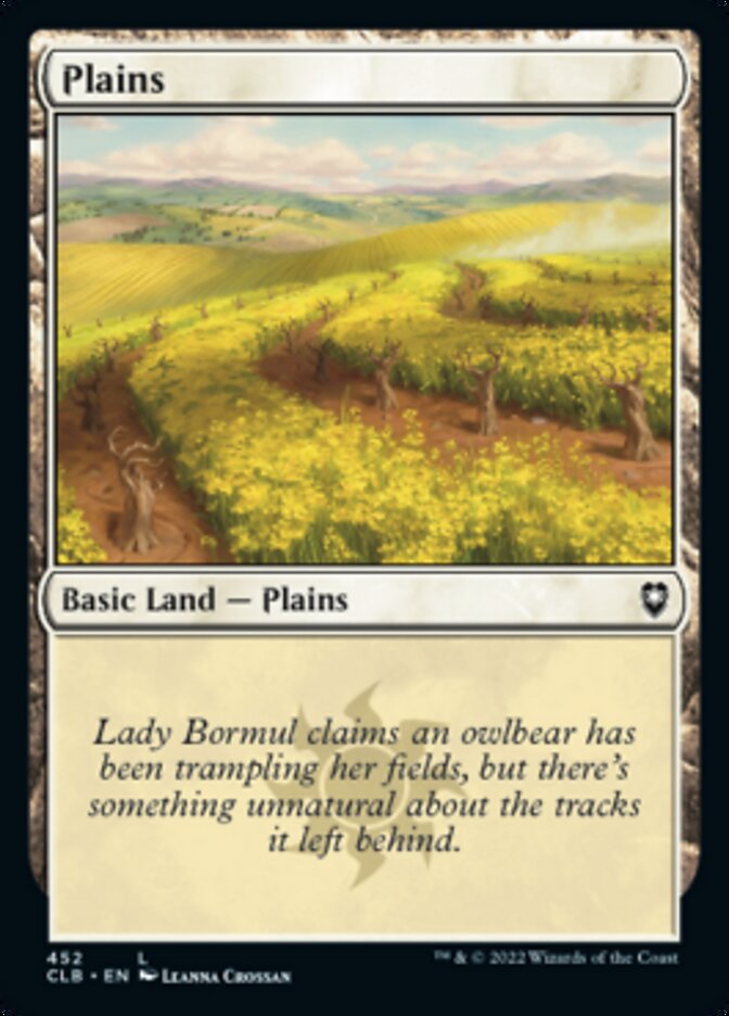Plains (452) [Commander Legends: Battle for Baldur's Gate] | Tables and Towers