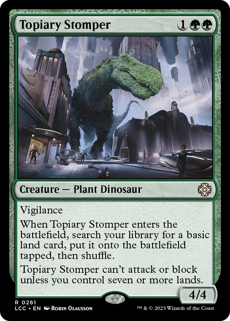 Topiary Stomper [The Lost Caverns of Ixalan Commander] | Tables and Towers