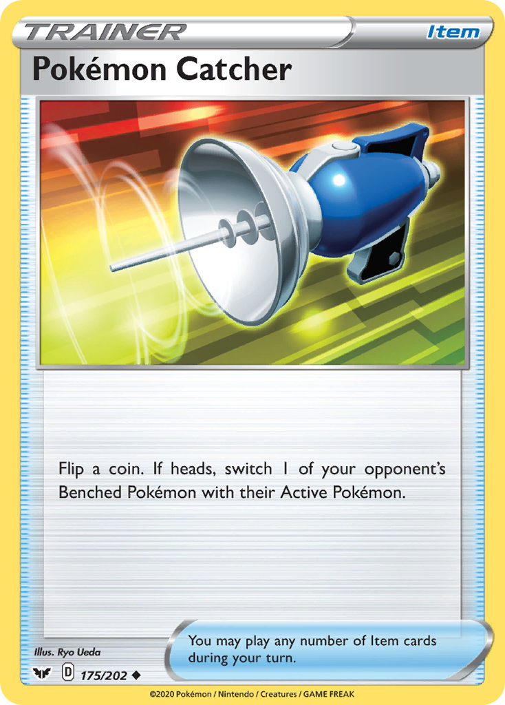 Pokemon Catcher (175/202) [Sword & Shield: Base Set] | Tables and Towers