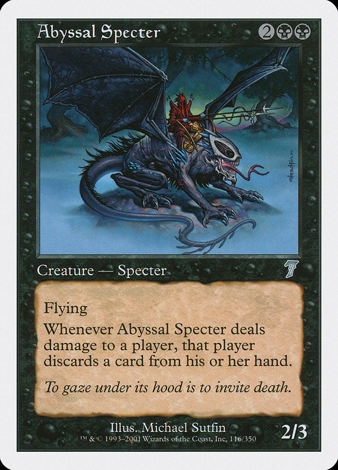 Abyssal Specter [Seventh Edition] | Tables and Towers