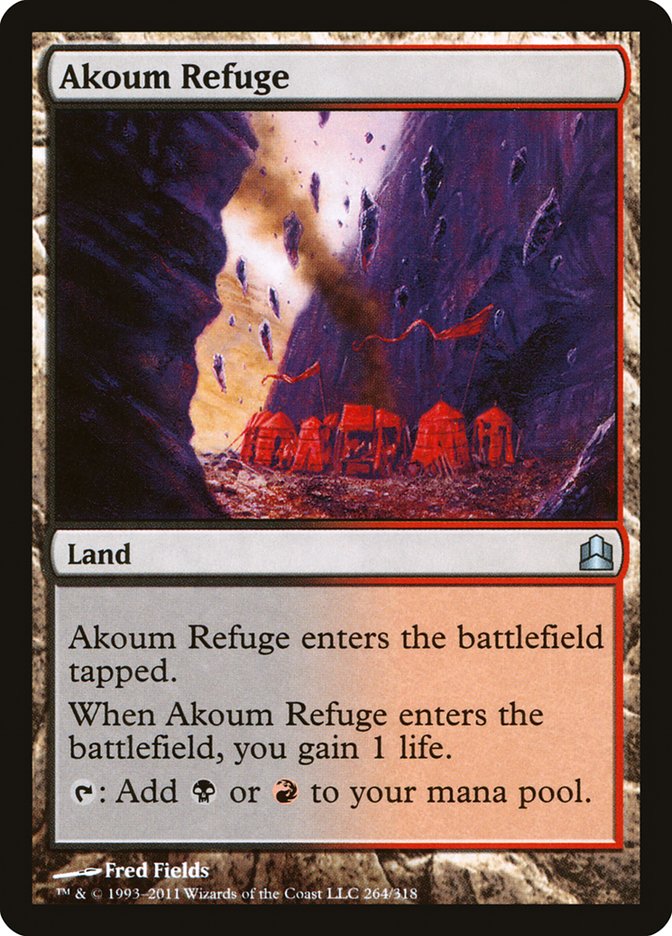 Akoum Refuge [Commander 2011] | Tables and Towers