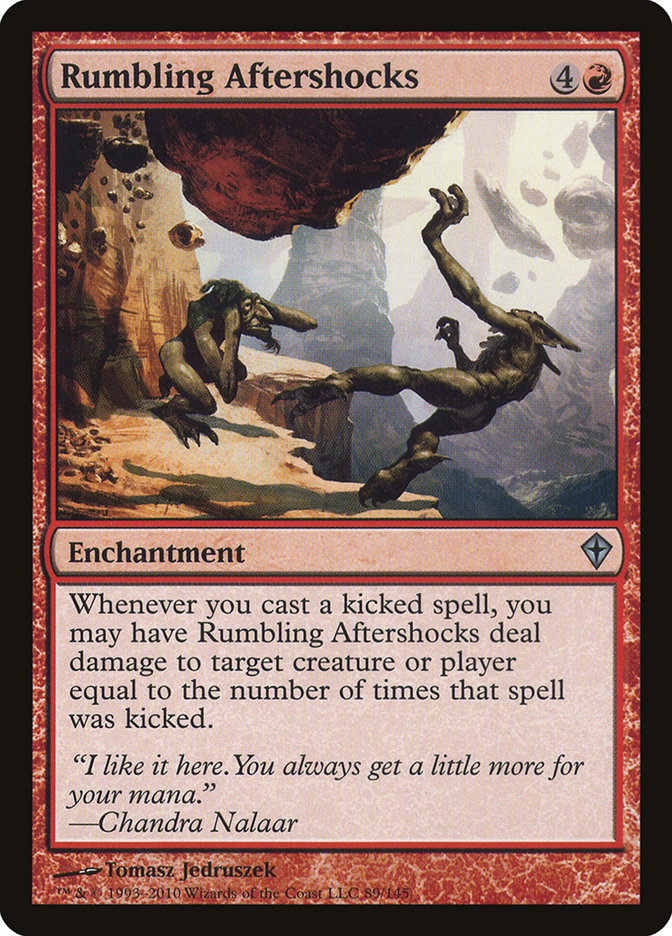 Rumbling Aftershocks [Worldwake] | Tables and Towers