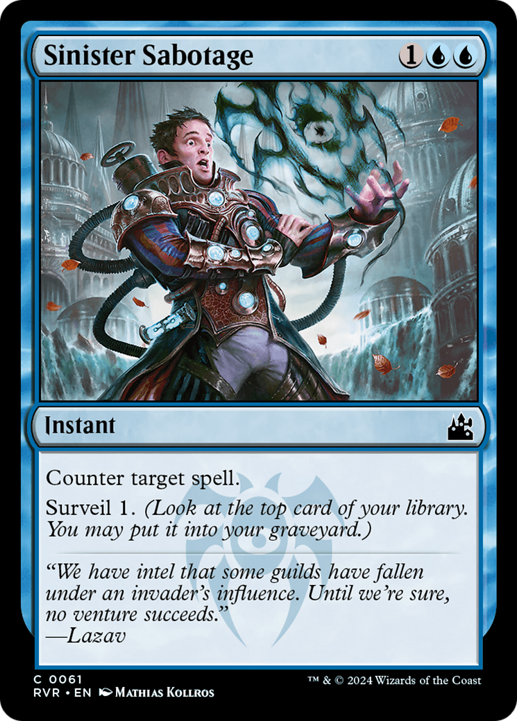 Sinister Sabotage [Ravnica Remastered] | Tables and Towers