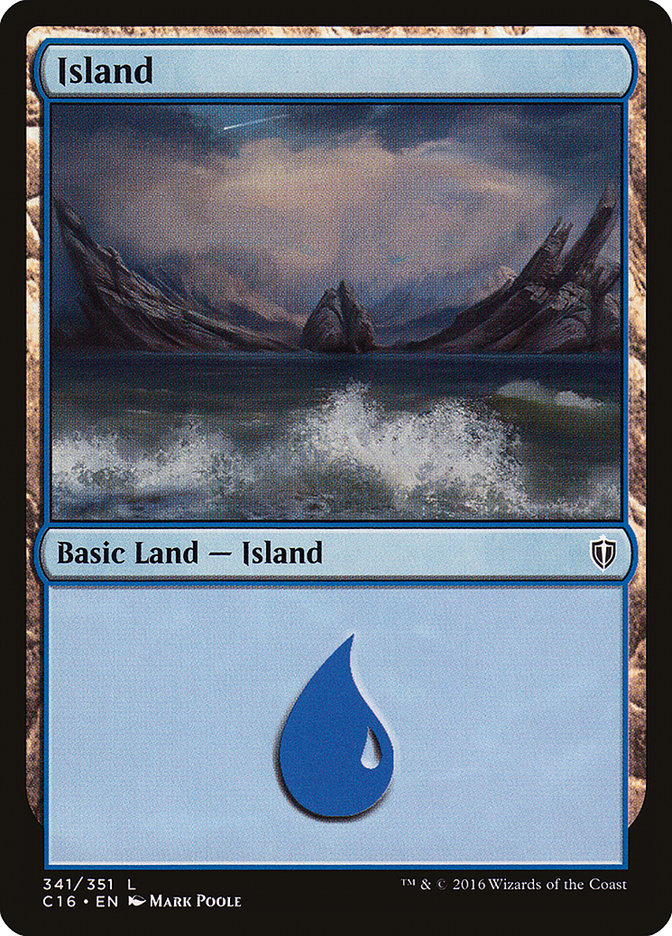 Island (341) [Commander 2016] | Tables and Towers
