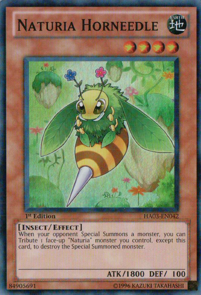 Naturia Horneedle [HA03-EN042] Super Rare | Tables and Towers