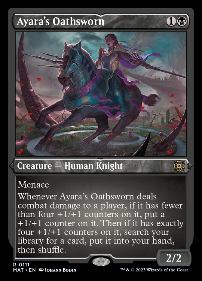 Ayara's Oathsworn (Foil Etched) [March of the Machine: The Aftermath] | Tables and Towers