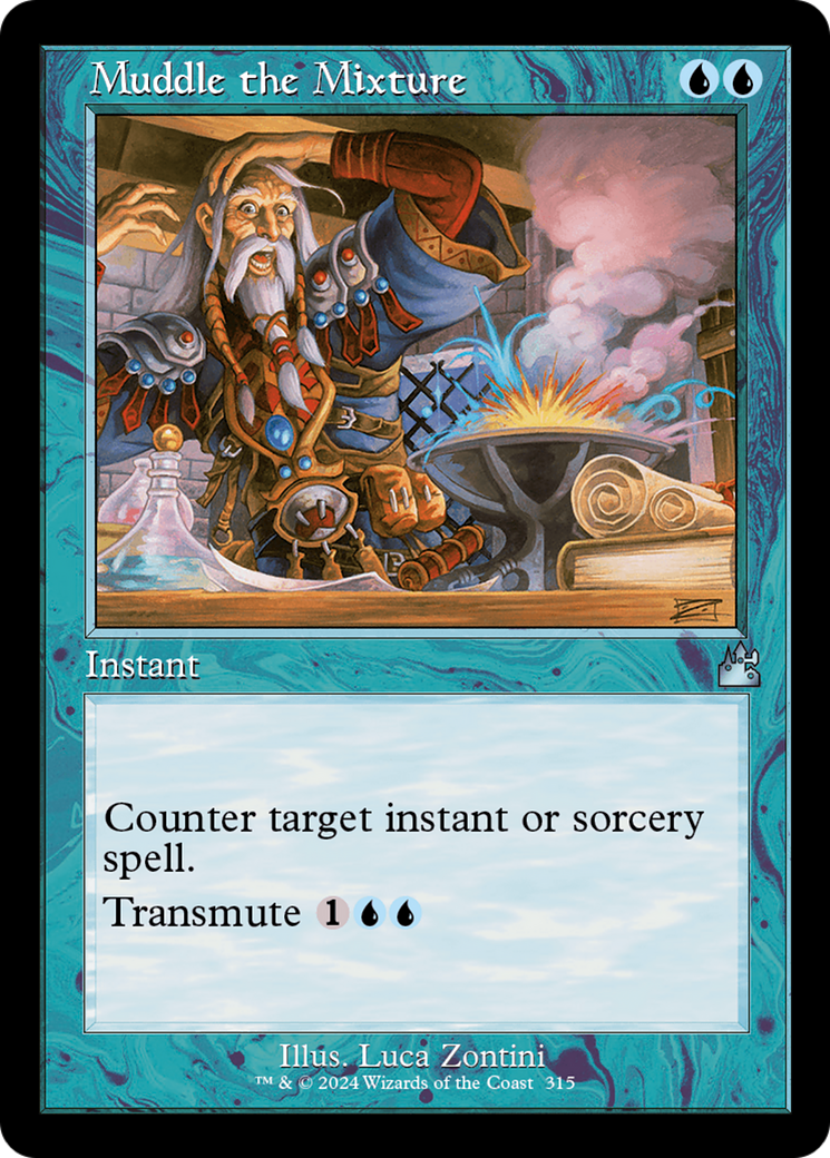 Muddle the Mixture (Retro Frame) [Ravnica Remastered] | Tables and Towers