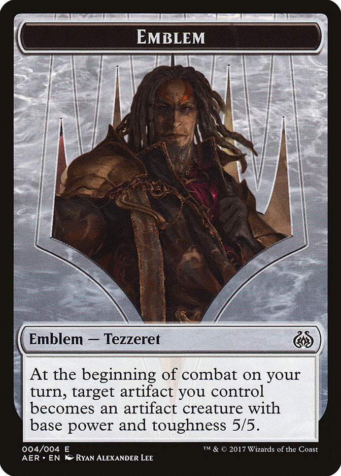 Tezzeret the Schemer Emblem [Aether Revolt Tokens] | Tables and Towers