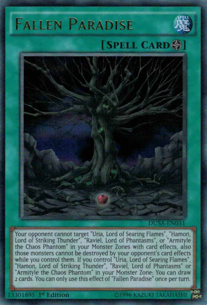 Fallen Paradise [DUSA-EN031] Ultra Rare | Tables and Towers