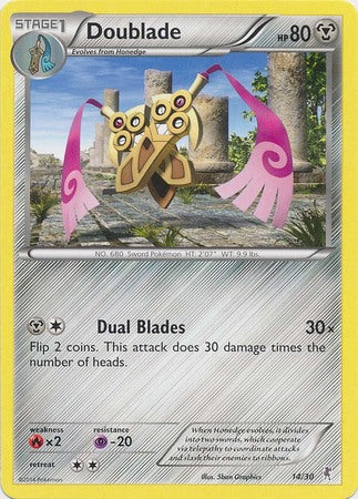 Doublade (14/30) [XY: Trainer Kit 1 - Bisharp] | Tables and Towers