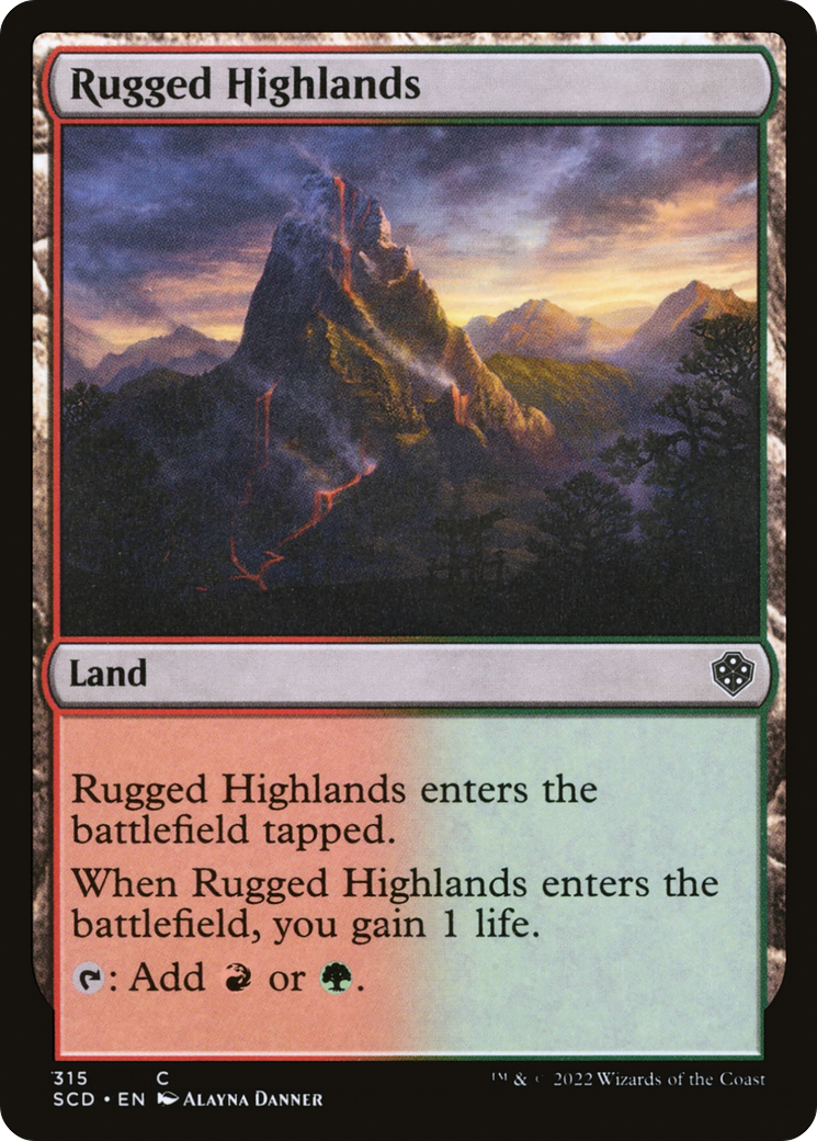 Rugged Highlands [Starter Commander Decks] | Tables and Towers