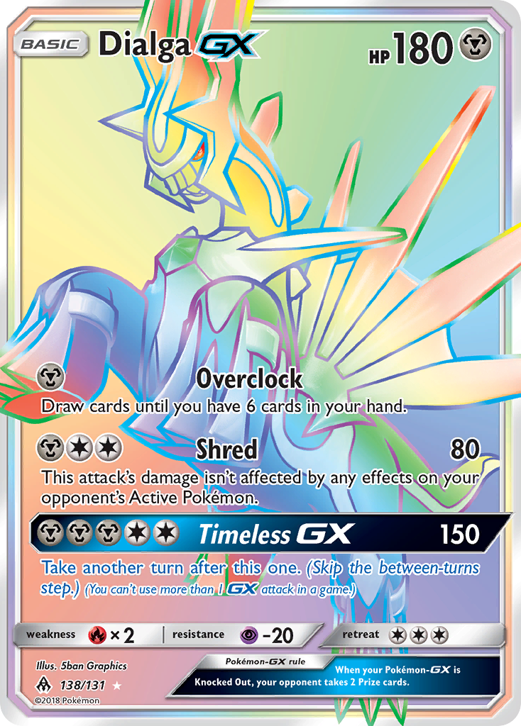 Dialga GX (138/131) [Sun & Moon: Forbidden Light] | Tables and Towers