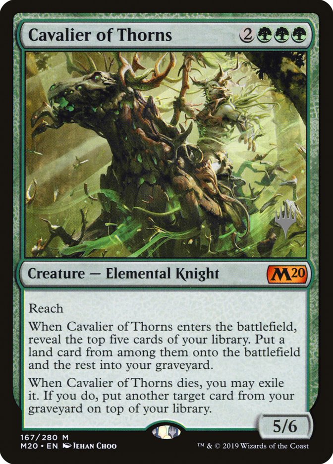 Cavalier of Thorns (Promo Pack) [Core Set 2020 Promos] | Tables and Towers